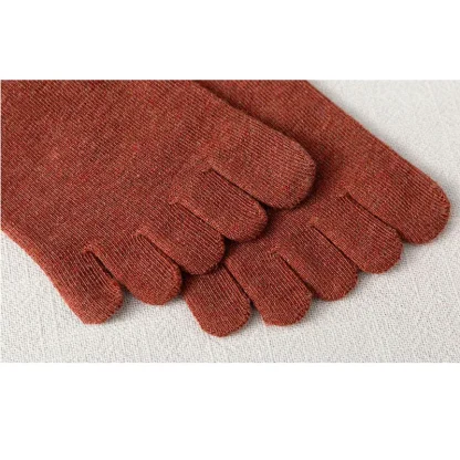 5 Pairs Casual Toe Socks with Sweat Absorbent - Image 4