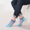 Ankle Toe Socks with Colorful Stripes - Image 3