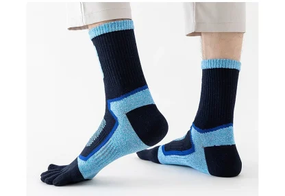 Thick Compression Fitness Toe Socks - Image 4