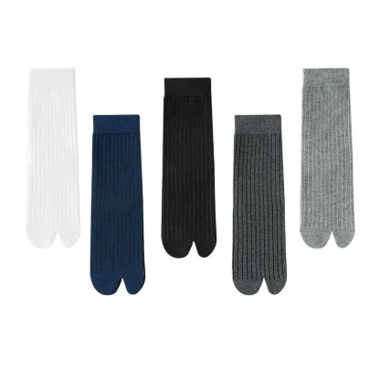 Split Toe Socks with Minimal Stripes - Image 14