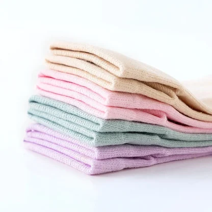 Breathable Ankle Socks with Solid Color - Image 3