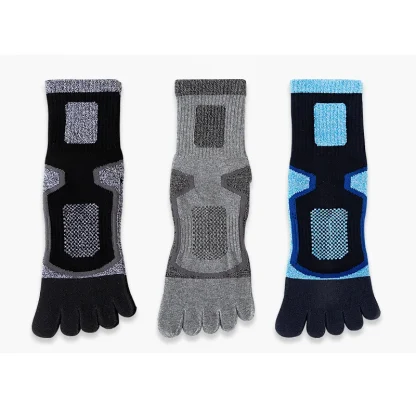 Thick Compression Fitness Toe Socks - Image 3