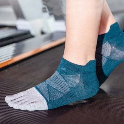 Sporty Toe Socks with Breathable Fabric - Image 9