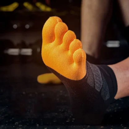 Sporty Toe Socks with Breathable Fabric - Image 8