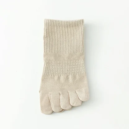 Casual Five Finger Socks with Elastic Design - Image 11