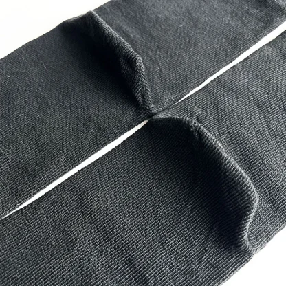Soft Elastic Solid Color Toe Socks - Image 4