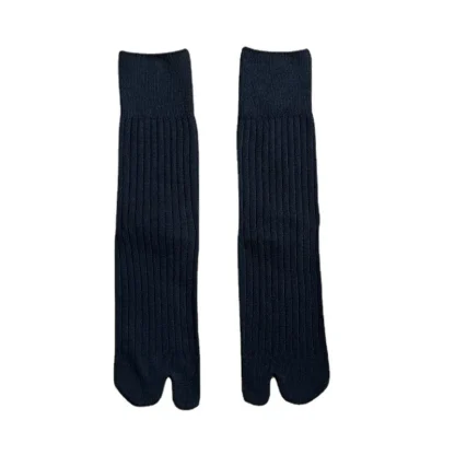 Solid Color Two Toed Breathable Socks - Image 4