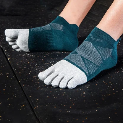 Sporty Toe Socks with Breathable Fabric - Image 7
