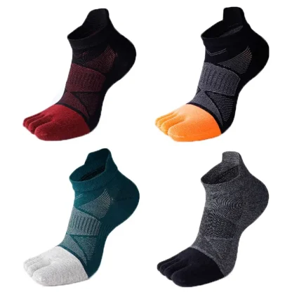 Sporty Toe Socks with Breathable Fabric - Image 6