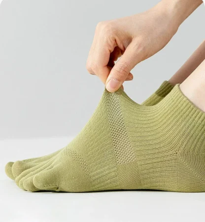 Casual Five Finger Socks with Elastic Design - Image 8