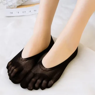 Sweat Absorbent Invisible Five Finger Socks