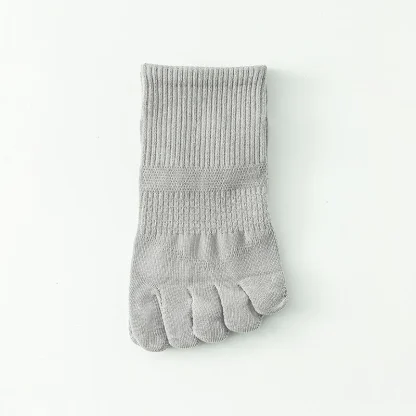 Casual Five Finger Socks with Elastic Design - Image 12