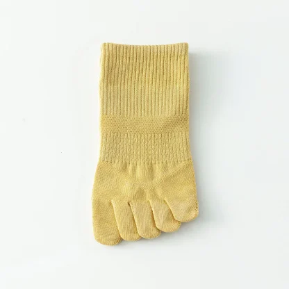 Casual Five Finger Socks with Elastic Design - Image 14