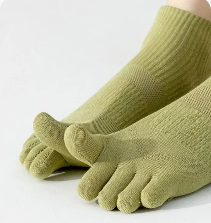 Casual Five Finger Socks with Elastic Design - Image 2