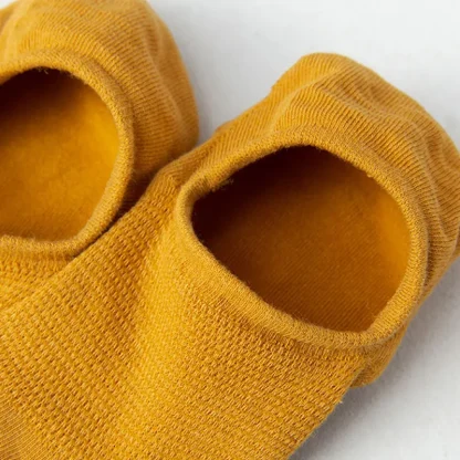 Breathable Ankle Toe Socks with Solid Color - Image 15