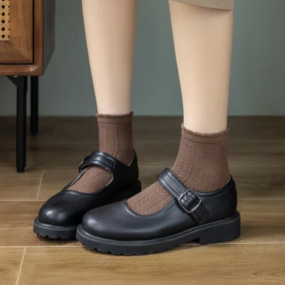 Women's Soft Toe Socks with Scallop Trim - Image 3