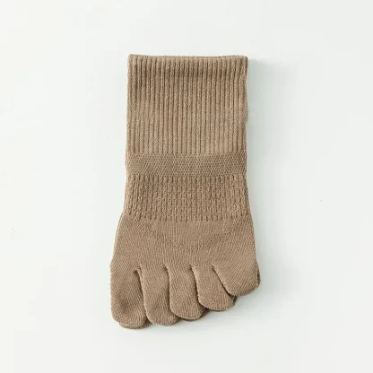 Casual Five Finger Socks with Elastic Design - Image 13