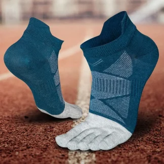 Sporty Toe Socks with Breathable Fabric