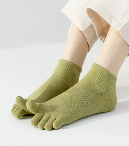 Casual Five Finger Socks with Elastic Design - Image 9