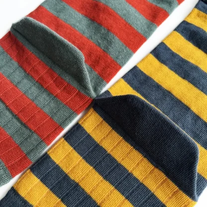 Elastic Comfy Toe Sock with Stripe Pattern - Image 4