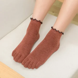 Lettuce Trim Toe Socks for Women