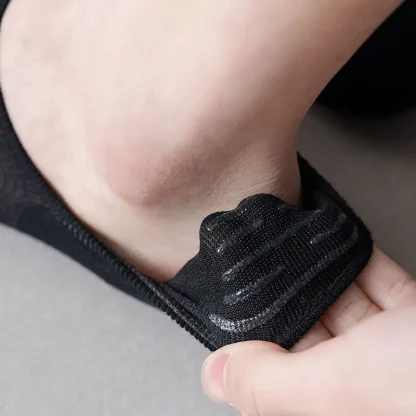 Breathable Ankle Toe Socks with Solid Color - Image 12