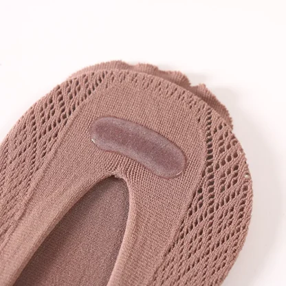 No Show Breathable Non-slip Toe Socks - Image 5
