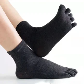 Comfortable Toe Socks with Crew Length