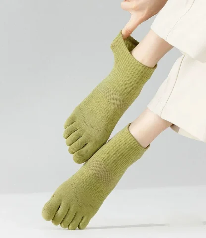 Casual Five Finger Socks with Elastic Design
